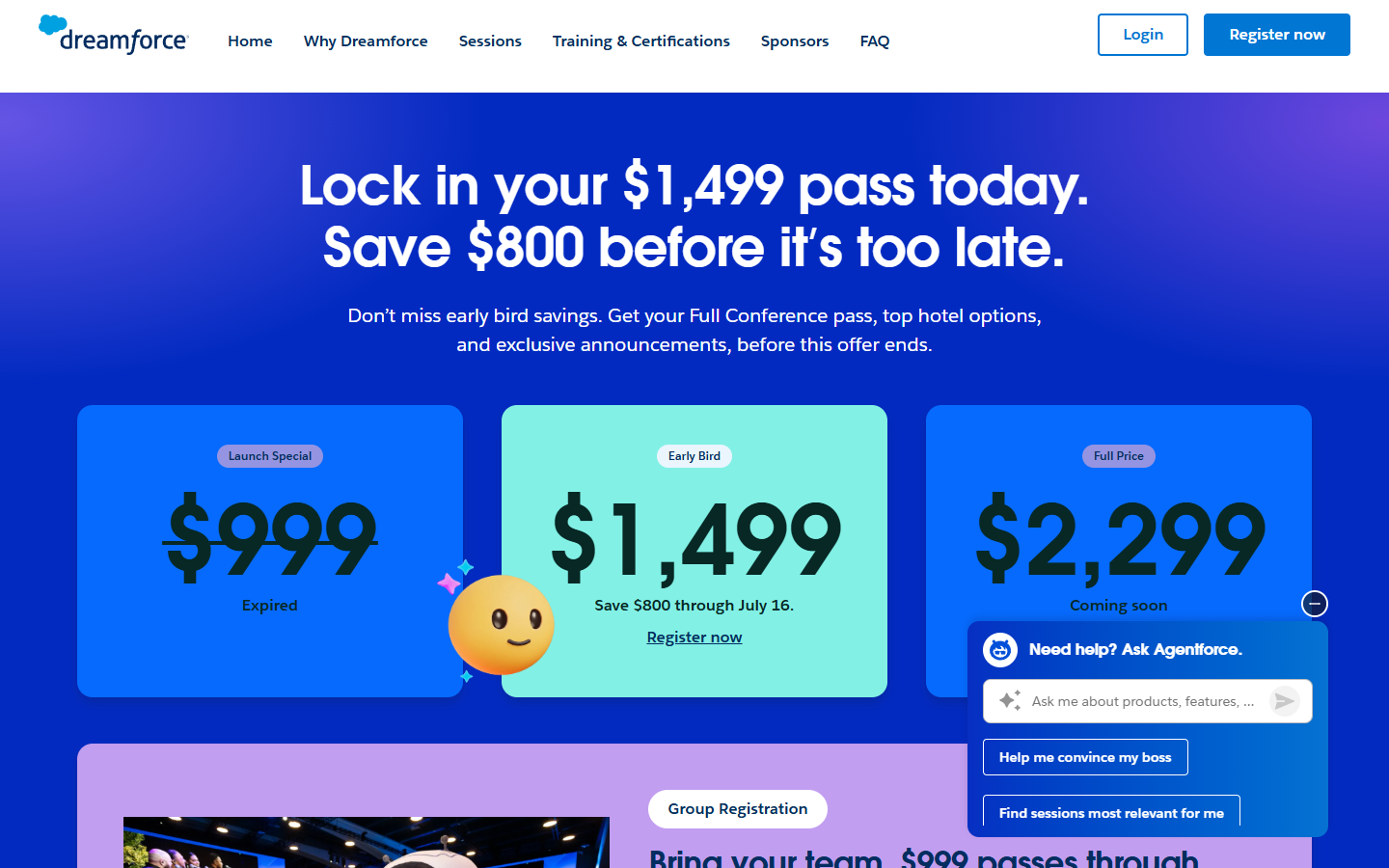 Dreamforce registration